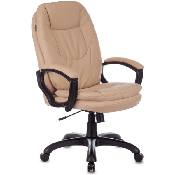 Технопапа · Кресло руководителя Бюрократ CH-868N бежевый Or-14 искусственная кожа крестовина пластик