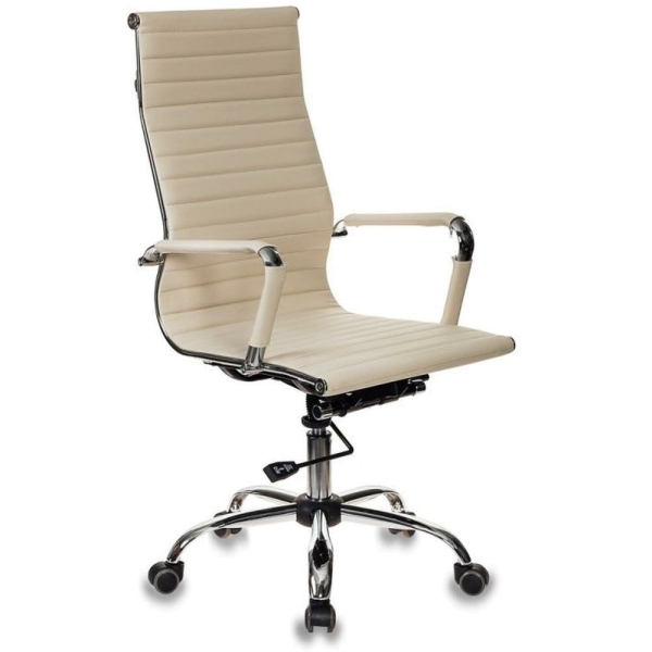 Технопапа · Кресло руководителя Бюрократ CH-883/IVORY (2шт. в комплекте) слоновая кость искусственная кожа крестовина хром