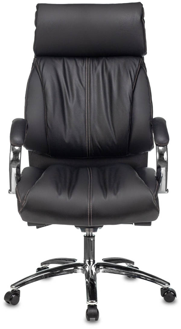 Технопапа · Кресло руководителя Бюрократ T-9904NSL, обивка: кожа, цвет: черный (T-9904NSL/BLACK)