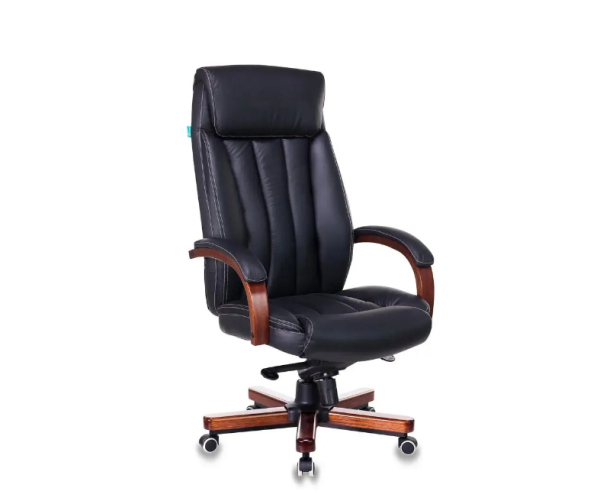 Технопапа · Кресло Бюрократ T-9922WALNUT/BLACK чёрный