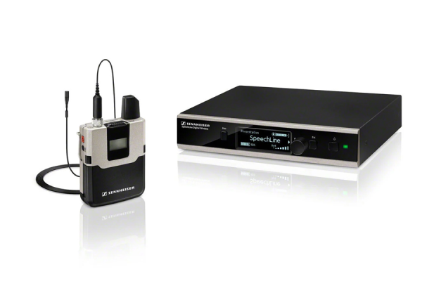 Технопапа · Беспроводная система SL DW [505886] Sennheiser [SL LAVALIER SET DW-3-EU R] с петличным микрофоном, инсталляционный вариант с рэковым креплением