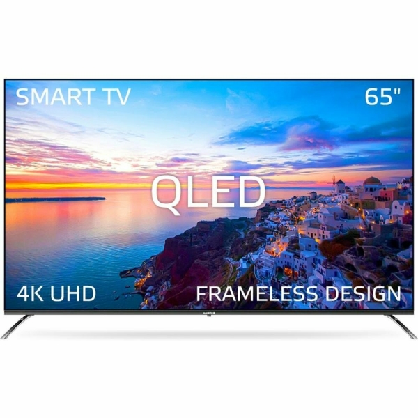 Технопапа · Телевизор HARPER 65Q851TS 65.00 дюйм, 4K UHD, 3840x2160, черный