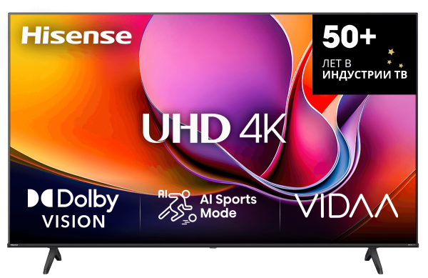 Технопапа · Телевизор Hisense 43A6Q RU 43", Smart TV, 4K Ultra HD, игровой режим, голосовое управление