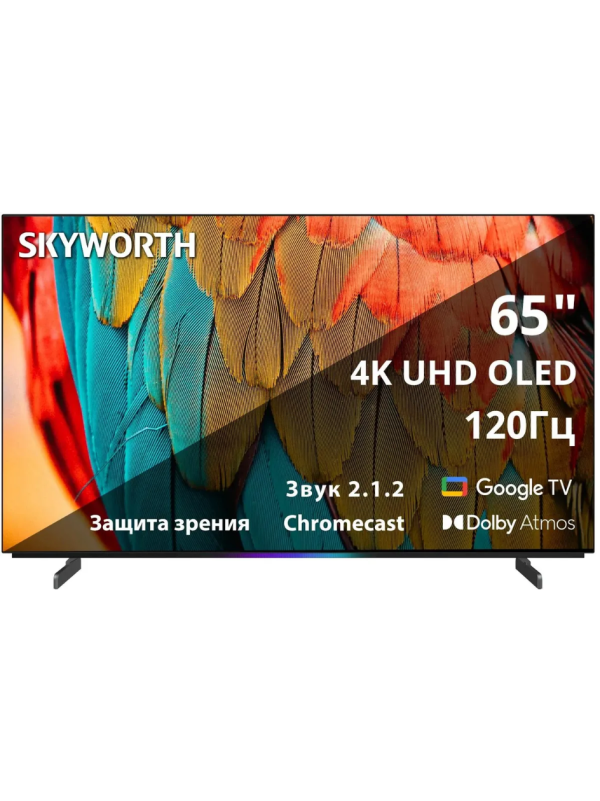 Технопапа · Телевизор 65 Skyworth 65SXF9800, OLED, 4K Ultra HD, Smart TV, Google TV, черный