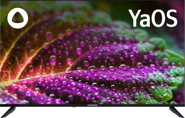 Технопапа · 50" Телевизор StarWind SW-LED50UG403, 4K Ultra HD, черный, смарт ТВ, YaOS