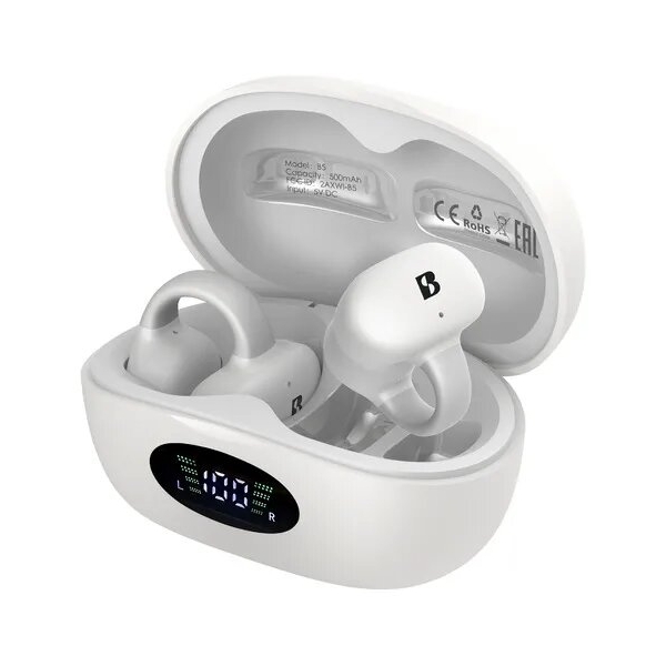 Технопапа · Наушники A4TECH Biosong B5 TWS, Bluetooth, вкладыши, белый