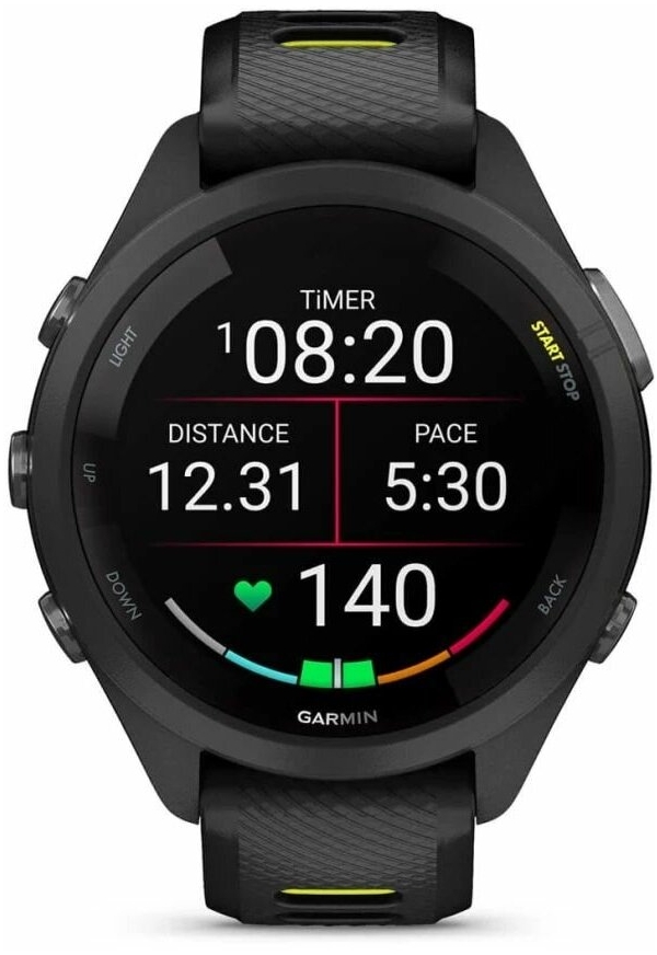 Технопапа · Умные часы Garmin Forerunner 265S, черный, модель 010-02810-13
