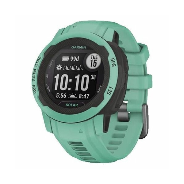 Технопапа · Смарт-часы Garmin Instinct 2S Solar Tactical, 20мм, 1.3", мятный/черный/мятный [010-02564-02]