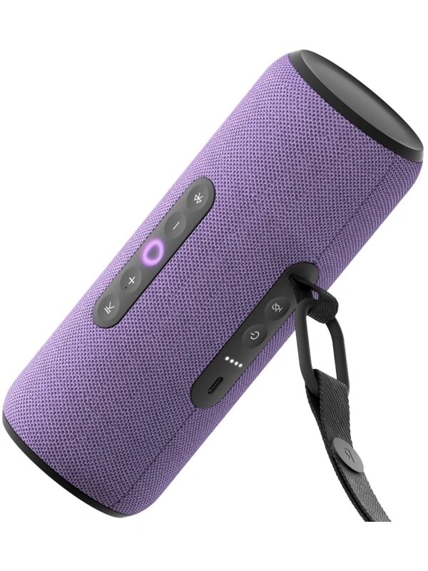 Технопапа · Умная колонка Yandex Стрит, 30Вт, фиолетовый (yndx-00030vio)