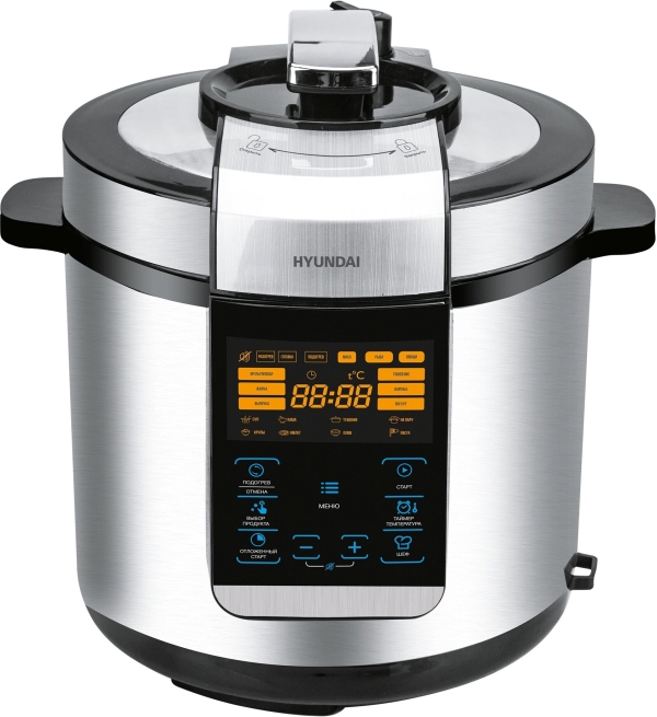 Технопапа · Мультиварка-скороварка Hyundai HYMC-2406 6л 1000Вт серебристый/черный
