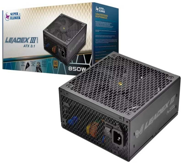 Технопапа · Блок питания Super Flower Leadex III Gold 850W ATX 3.1 (SF-850F14GEGL)