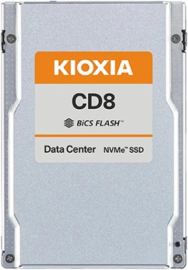 Технопапа · SSD накопитель Toshiba Kioxia CD8-R 7.68ТБ, 2.5", PCIe 4.0 x4, NVMe, PCIe [kcd8xrug7t68]