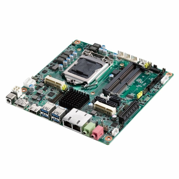 Технопапа · Материнская плата Advantech AIMB-285G2-00A2E Advantech Mini-ITX, Supports Intel® 7th & 6th Gen Core™ i processor (LGA1151) with Intel H110, with DP/HDMI/VGA, 2 COM, Dual LAN, PCIe x4, miniPCIe, DDR4, DC Input, (требуется установка батарейки CR2032)
