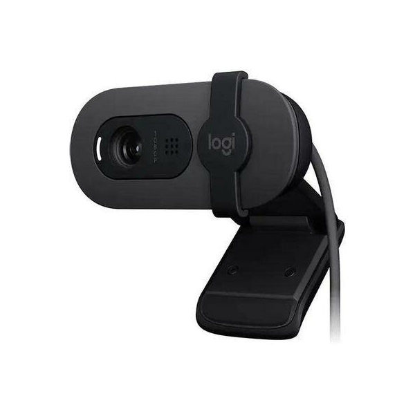 Технопапа · Камера Web LOGITECH HD Webcam Brio 100 Full 960-001587, графитовый