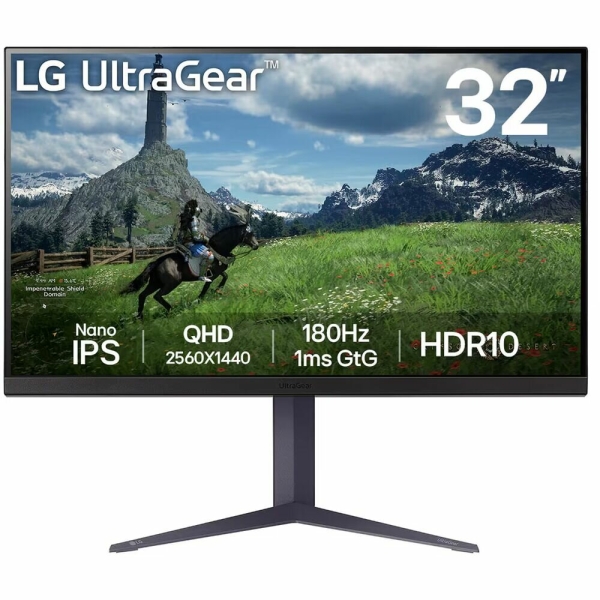 Технопапа · Монитор 31.5" LG UltraGear 32GS85Q-B (32GS85Q-B. ARUZ), черный 2560x1440, 180Hz, IPS LED, 1ms, HDMI/DP/USB