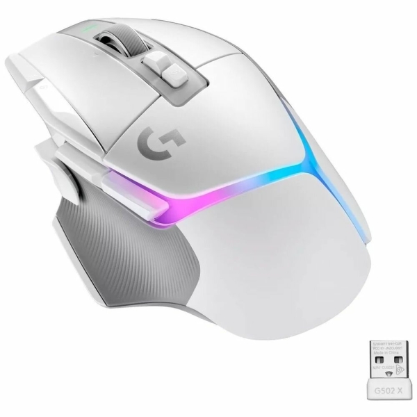 Технопапа · Игровая мышь беспроводная Logitech G502 X PLUS, White 910-006171
