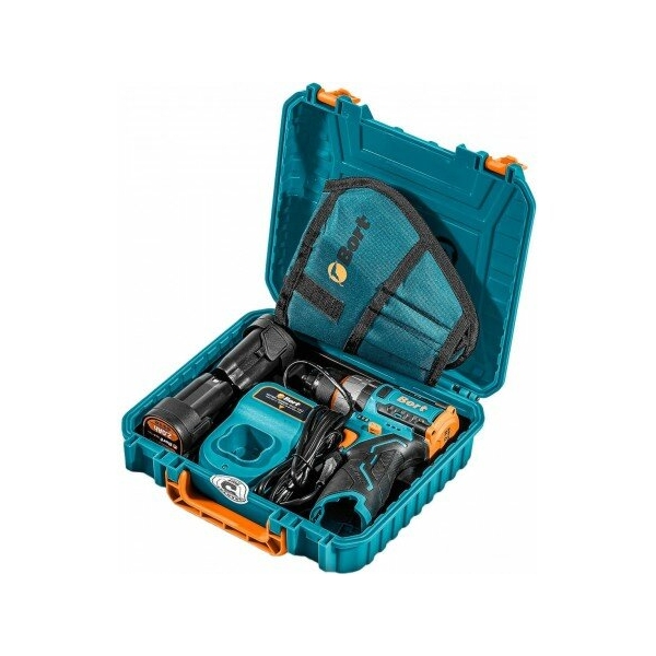 Технопапа · Ударная дрель-шуруповерт Bort BAB-16U 93414882 (с 2-мя АКБ, кейс), 1700 об/мин, 70 Н·м