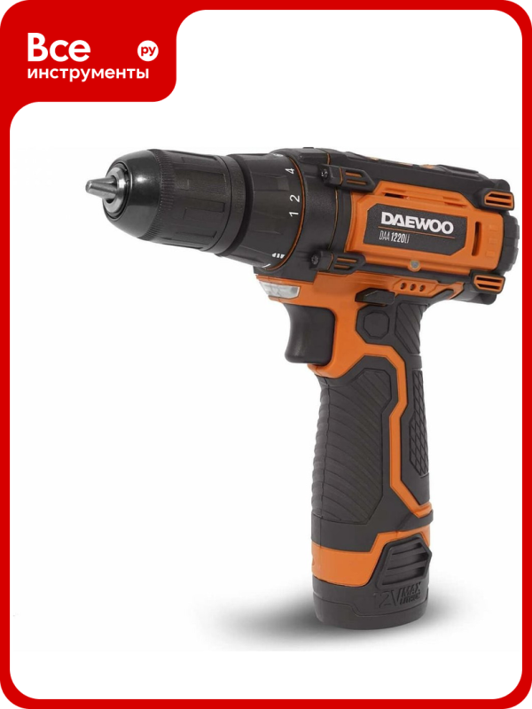 Технопапа · Аккумуляторная дрель-шуруповерт DAEWOO DAA 1220 LI DAA 1220LI