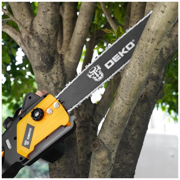 Технопапа · Электрическая цепная пила Deko DKEC16 600Вт дл. шины:16 (40cm) (063-4246)