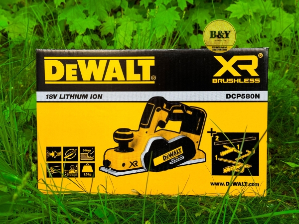Технопапа · Аккумуляторный бесщеточный электрорубанок DeWALT DCP580N 18В