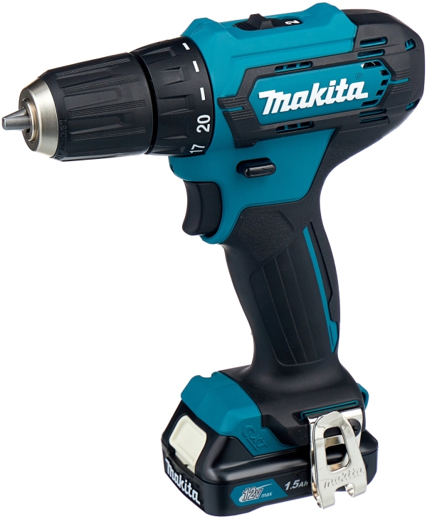 Технопапа · Аккумуляторная дрель-шуруповёрт Makita DF333DWYE, 12В, 30Нм, 2 скорости, подсветка, 2 аккумулятора