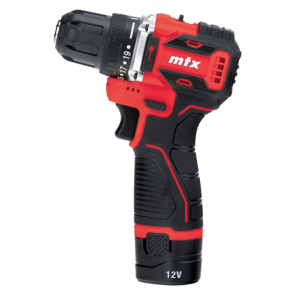 Технопапа · Дрель-шуруповерт аккумуляторная бесщет. CDB-BL-12, Li-Ion, 12 В// MTX 26184