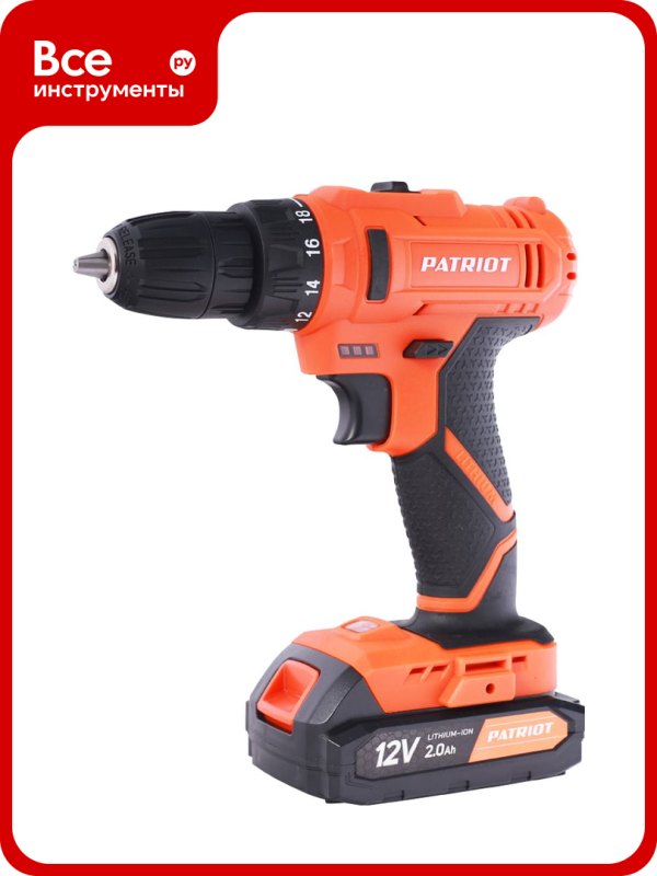 Технопапа · Аккумуляторная дрель-шуруповерт PATRIOT BR 117Li 180301117