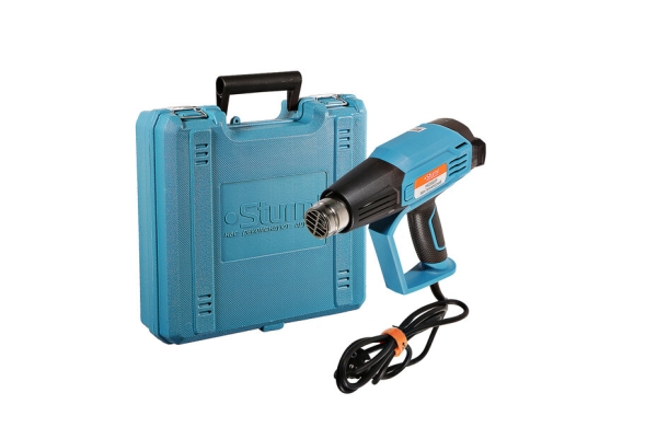 Технопапа · Фен технический Sturm! HG2022P 2200Вт, 50/50-450/90-600C, 250/500/500л/мин, 4 насадки, кейс