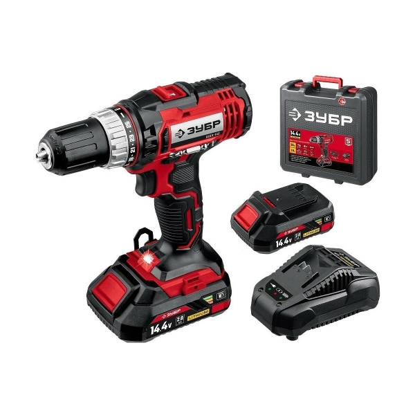 Технопапа · Дрель-шуруповерт аккумуляторная ЗУБР ДШЛ-145-22