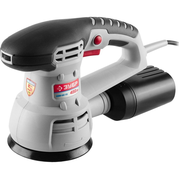 Технопапа · Виброшлифмашина эксцентриковая сетевая ЗУБР ЗОШМ-450-125