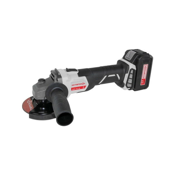 Технопапа · Угловая шлифмашина аккумуляторная ИНТЕРСКОЛ УШМ-125/18В (1х4.0 Ач)