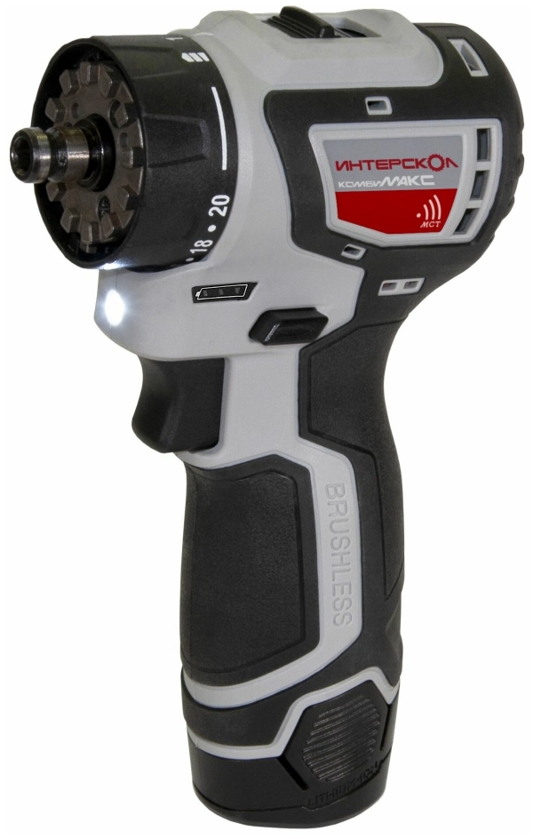 Технопапа · Дрель-шуруповерт Интерскол ДА-10/12В 36 (687.2.2.78)