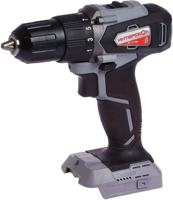 Технопапа · Интерскол Дрель-шуруповерт Интерскол ДА-13/18ВК 45 без АКБ и ЗУ аккум. патрон: быстрозажимной (кейс в комплекте) (575.0.0.70)