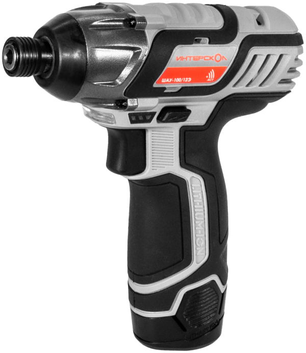 Технопапа · Шуруповерт ударный бесщеточный ИНТЕРСКОЛ ШАУ-100/12Э АПИ-Т, арт. 808.2.2.70, 2 акк,2 А*ч, ЗУ, кейс