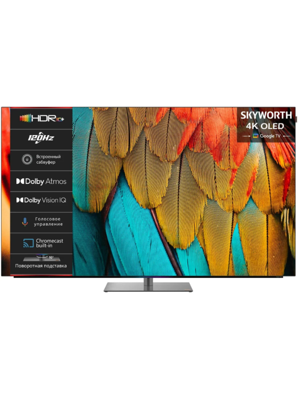 Технопапа · Телевизор 55 Skyworth 55SXF9850, OLED, 4K Ultra HD, Smart TV, Google TV, черный