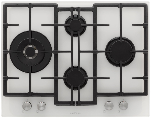 Технопапа · Варочная поверхность KRONA RITTER 67/60 WH газовая встраиваемая белая