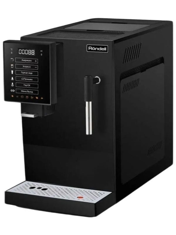 Технопапа · Кофемашина Rondell-МБТ RDE-1117 для приготовления кофе эспрессо, американо, капучино, латте черный