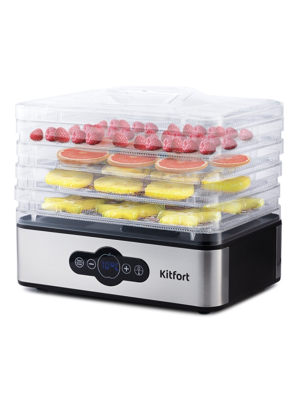 Технопапа · Сушилка для овощей и фруктов Kitfort КТ-1914