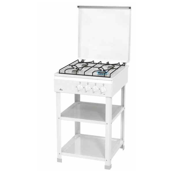 Технопапа · Газовая плита Flama AVG 1401 W, 4 конфорки, белая, 50x58x85 см