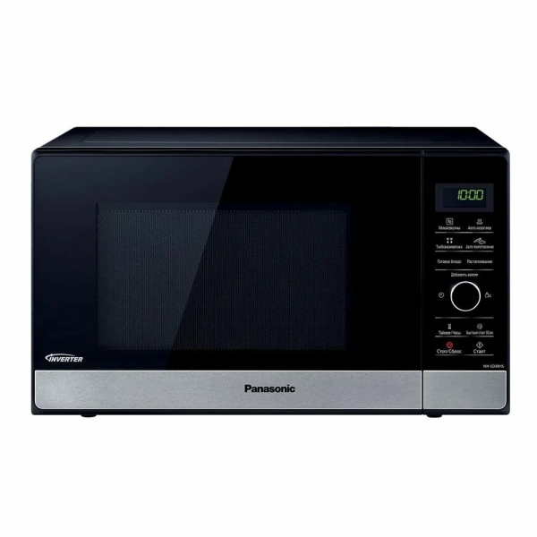 Технопапа · Микроволновая печь Panasonic NN-SD38HSZPE, инверторная, сенсорная, черная, 23л