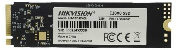 Технопапа · SSD-накопитель Hikvision HS-SSD-E1000, форм-фактор M.2, 1ТБ, интерфейс PCI-E
