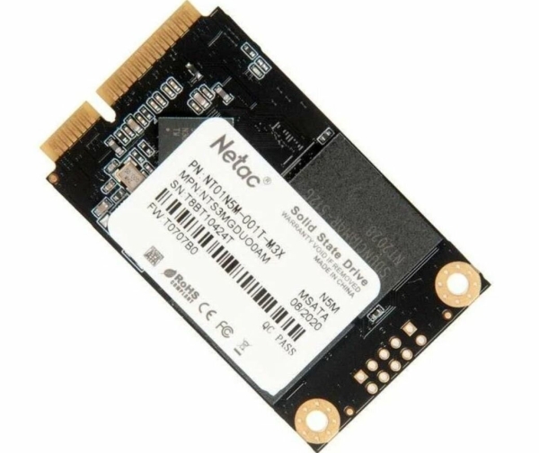 Технопапа · Внутренний твердотельный накопитель Netac N5M 1 ТБ mSATA (NT01N5M-001T-M3X)