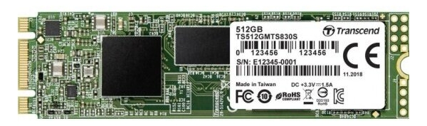 Технопапа · SSD диск Transcend M.2 2280 512Гб SATA (TS512GMTS830S)
