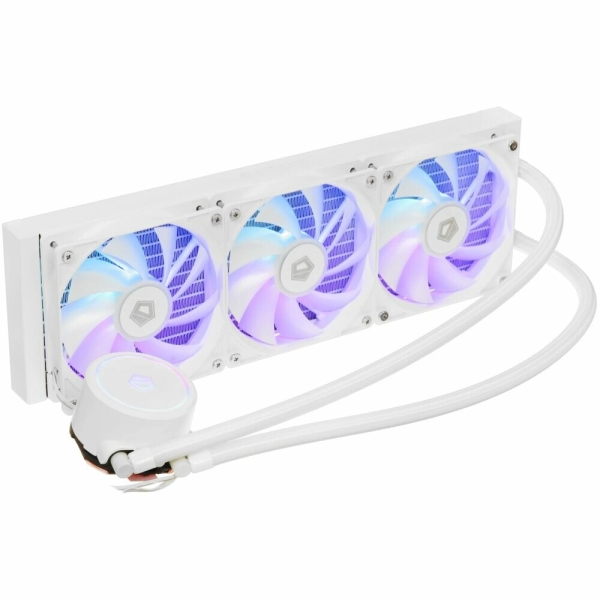Технопапа · Система водяного охлаждения ID-Cooling FX360 LCD White ARGB 1150/1155/S1156/1151/1200/1700/1851, AM4/AM5