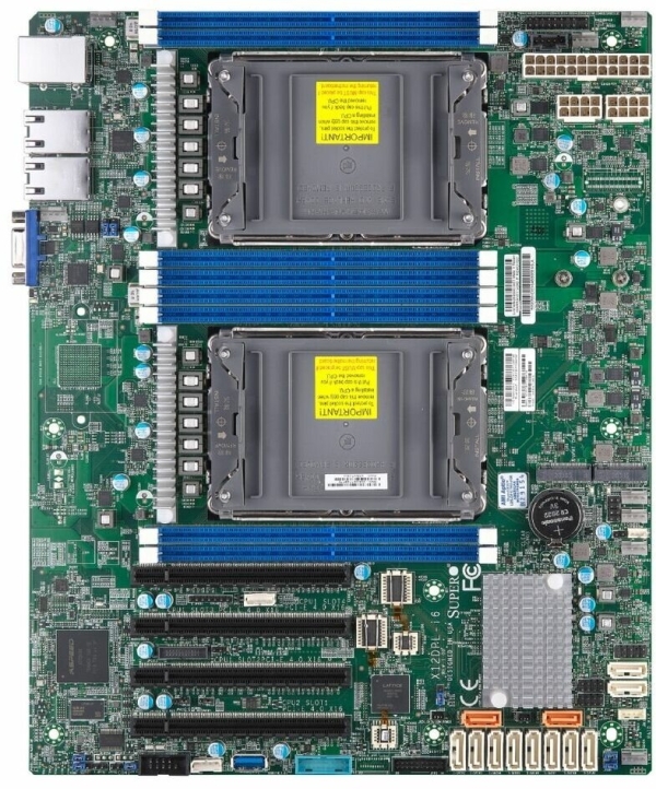 Технопапа · Материнская плата Supermicro X12DPL-i6 ATX LGA 4189, Bulk, MBD-X12DPL-I6-B