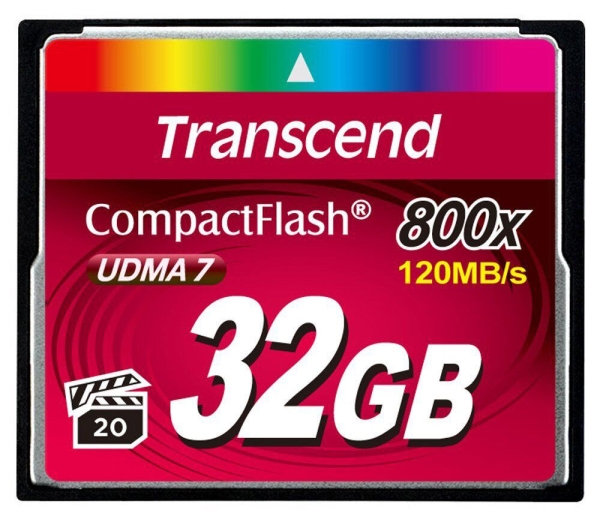 Технопапа · Карта памяти Transcend CompactFlash 32GB 800x, UDMA7