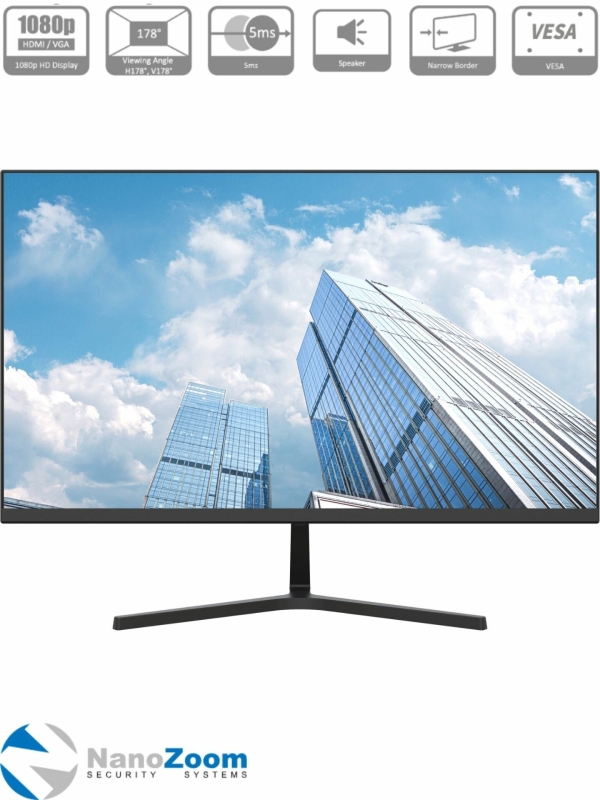 Технопапа · Dahua DHI-LM22-B201S - монитор 21,45", 1920x1080 FullHD, IPS, 75Гц, 1хHDMI, 1xVGA