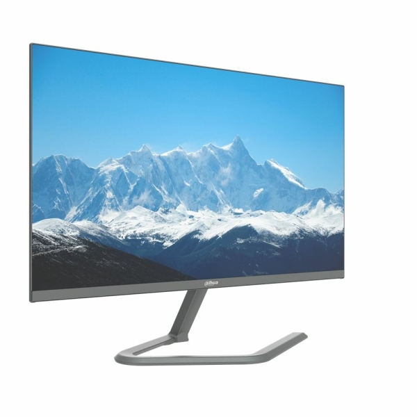 Технопапа · Монитор 24" DHI-LM24-C201P, 100Гц, IPS, 1920x1080, HDMI, VGA, аудиовыход, трехсторонний бескаркасный дизайн