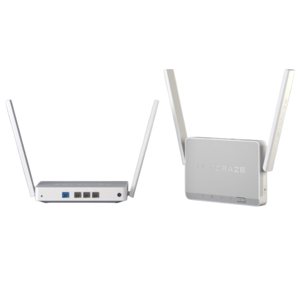 Технопапа · Роутер Wi-Fi Netcraze Air (NC-1613), до 1.17 Гбит/с, 2.4 / 5 ГГц, белый