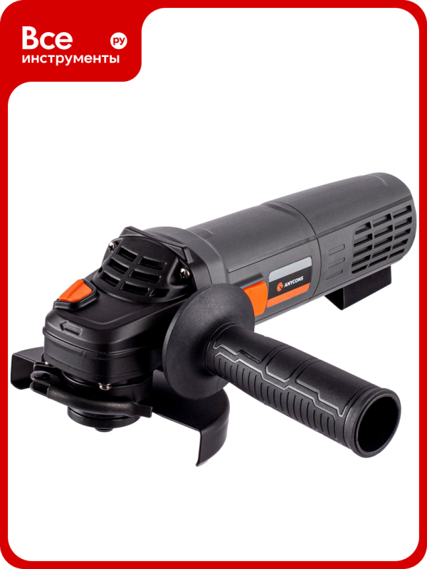 Технопапа · Сетевая УШМ Anycons 125мм, 1400Вт, 10500 об/мин AC-CAG125